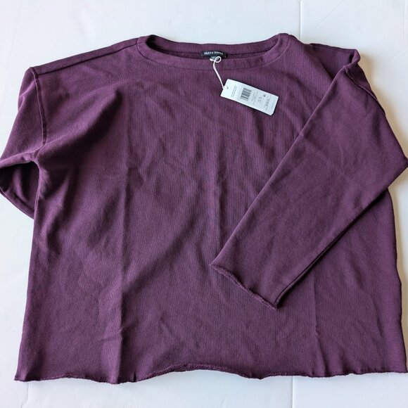 Eileen Fisher Tops - Eileen Fisher Lightweight 100% Organic Cotton Terry Box-Top Sz:XL NWT